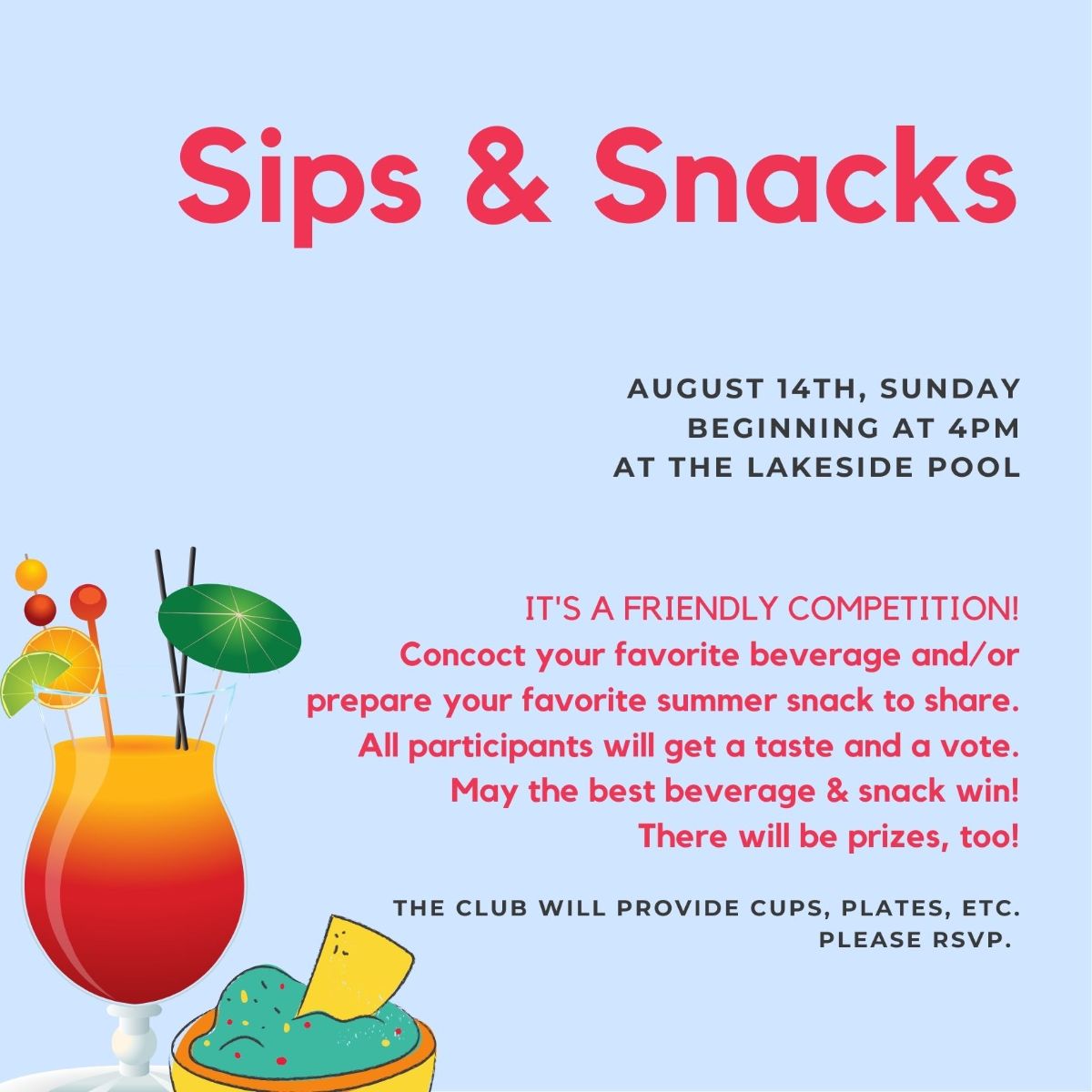 Sips & Snacks